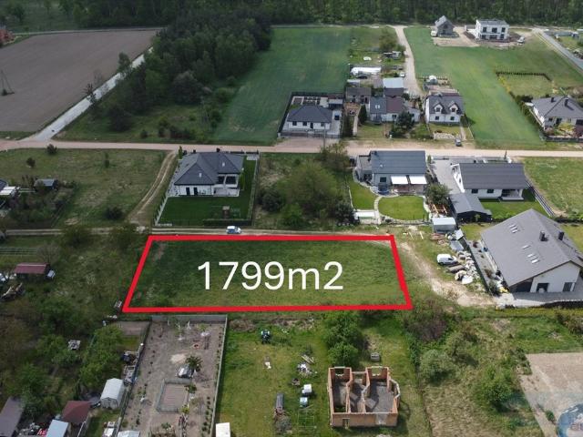 Działka 1799 m² w Nowym Luboszu – spokojna okolica i szerokie możliwości