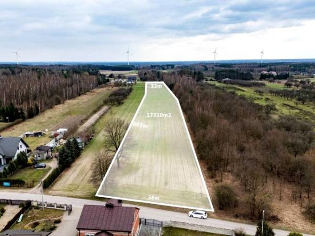 Działka 17 310 m², Bierwiecka Wola