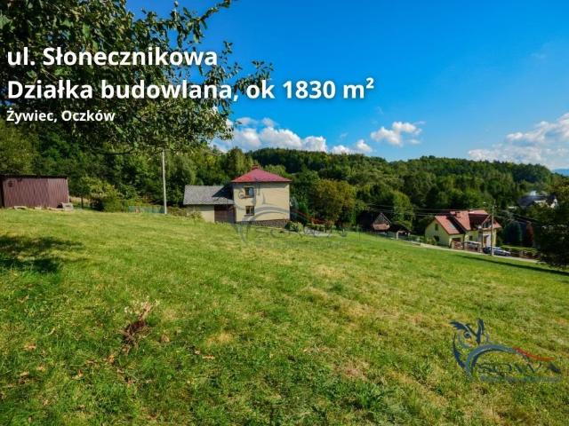 Działka 1834 m² z widokiem i dobrym dojazdem