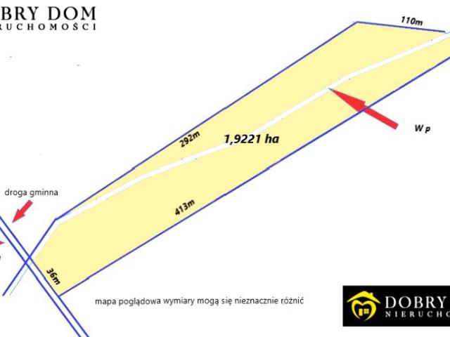 Działka 19 221 m², Zabłudów
