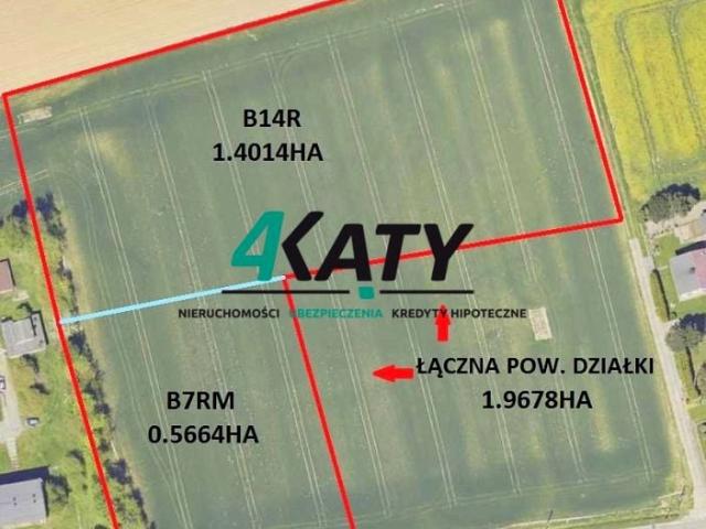 Działka 19 678 m², Rudołtowice