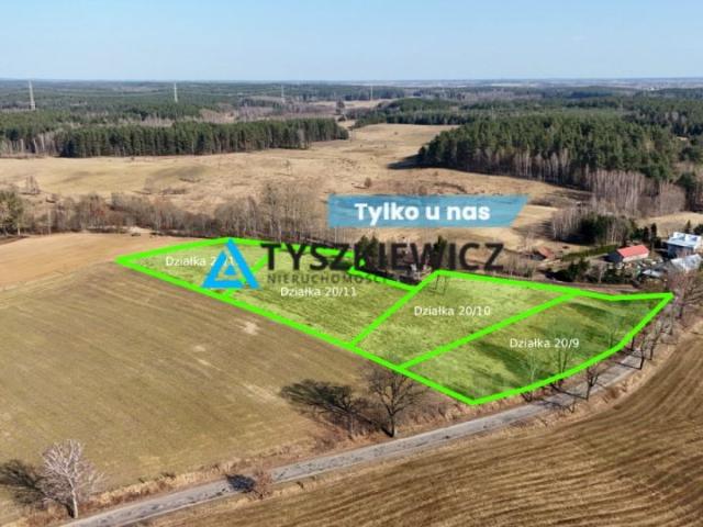 Działka 19 988 m², Giławy
