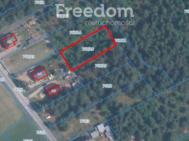 Działka 1000 m² w spokojnej okolicy, las, media do podłączenia