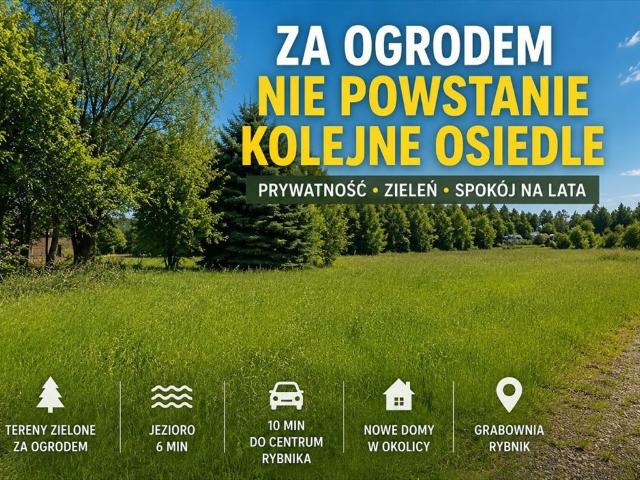 Działka 1000 m² w spokojnej okolicy z widokiem na naturę