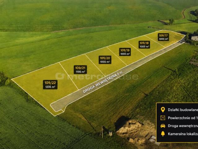 Działka 1000 m² w Zalesicach Kolonii – spokój i infrastruktura