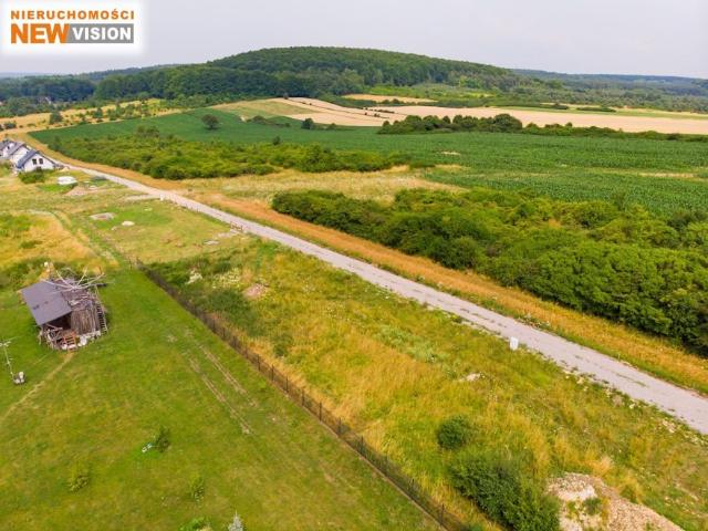 Działka 1000 m² z projektem domu i mediami w Ujejsce