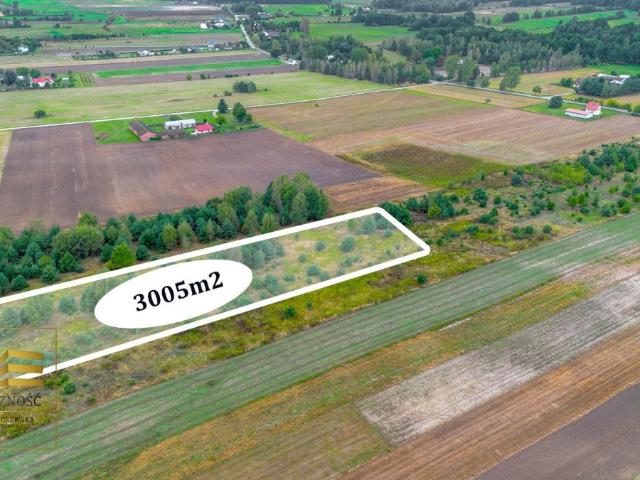 Działka 1001 m2 pod dom w spokojnej okolicy, 15 km od Lublina