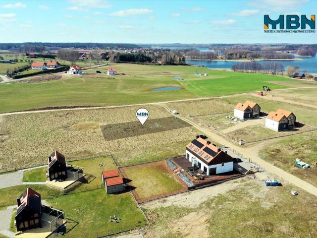 Działka 1034m2 nad jeziorem Ryńskim, MPZP, media, do 300m