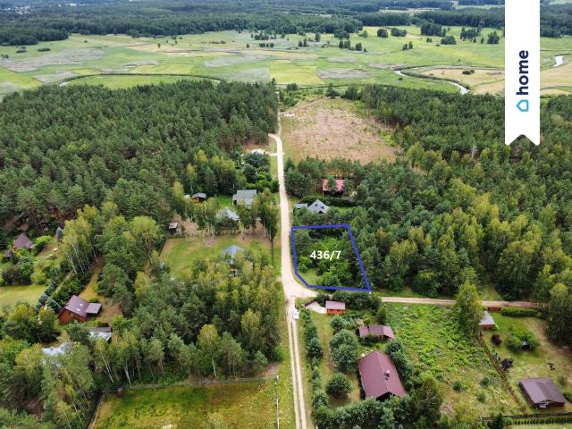 Działka 1043 m² z projektem domu w Kaniukach