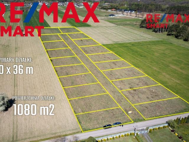 Do sprzedania działka 1080 m² z mediami i lasem w Różańcowej Wsi