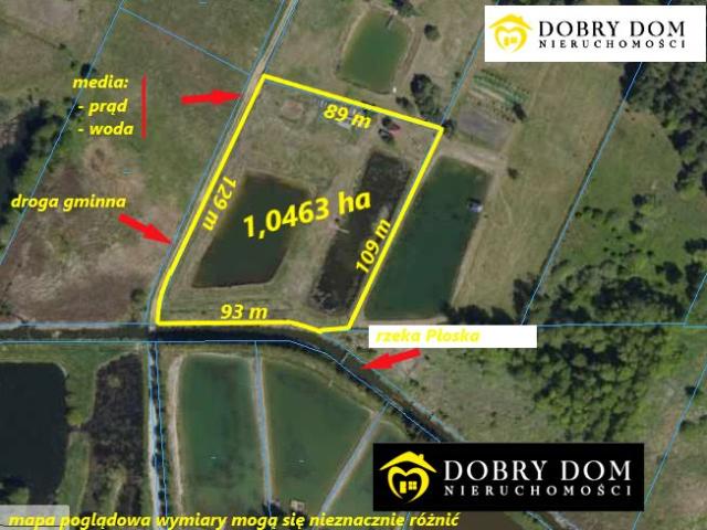 Działka 10 463 m², Bobrowa