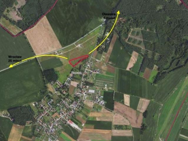 Działka 10 785 m², Krzeczyn