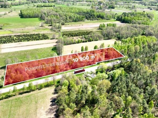 Działka 10 900 m², Księżyki