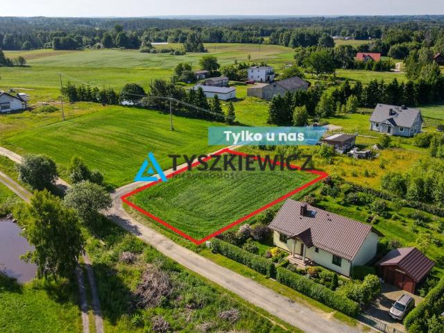 Działka 1107 m² z warunkami zabudowy w Rąbie