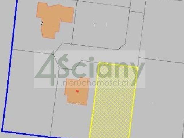 Działka 1153 m² w Ursynowie z planem zagospodarowania