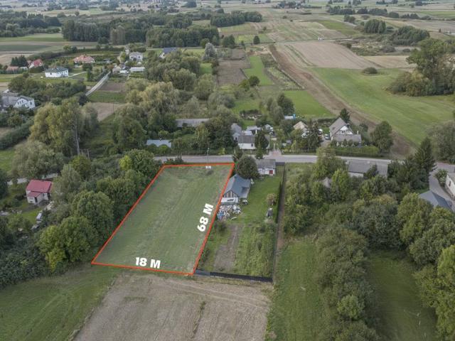 Działka 1200m2 pod nowoczesną stodołę z MPZP, prąd, blisko Lublina