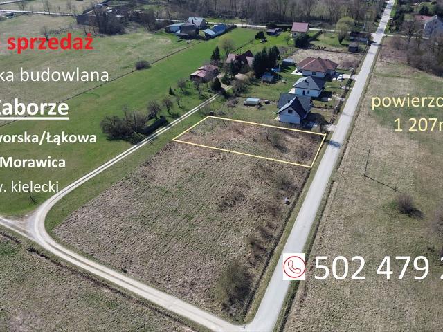 Działka 1207m2 z widokiem, media, MN, Morawica