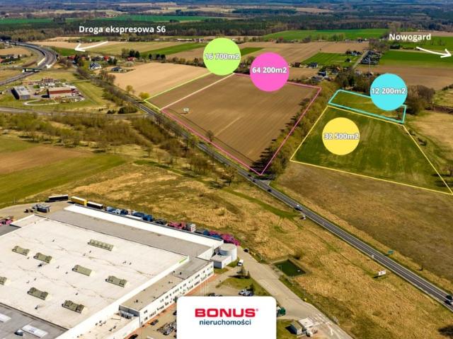 Działka 126 281 m², Wojcieszyn