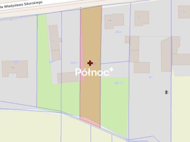 Działka 1281 m² z mediami, teren zagrodowy i rolne