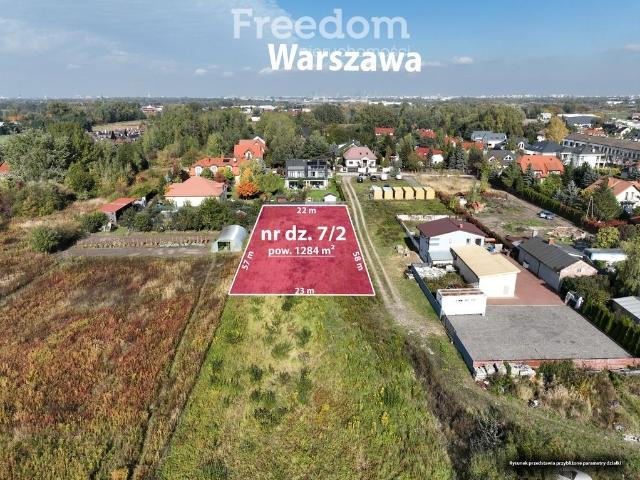 Działka 1284 m² pod zabudowę jednorodzinną w Dawidach