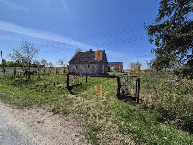 Działka 1288 m2 z domem i mediami, las, WZ, Spokojna okolica