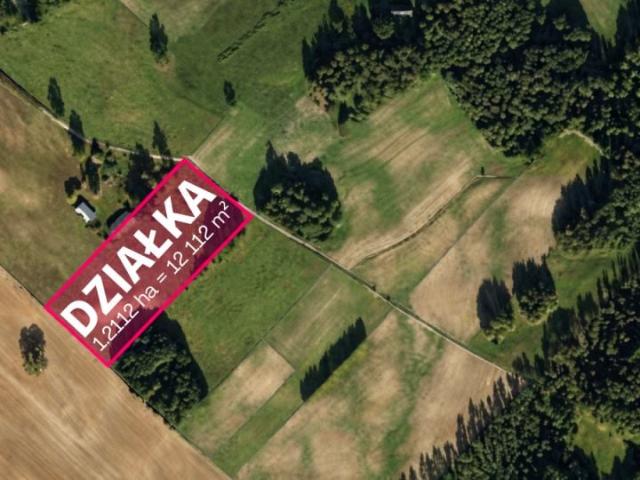 Działka 12 112 m², Markiszki