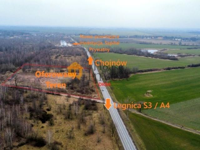 Działka 12 260 m², Legnica