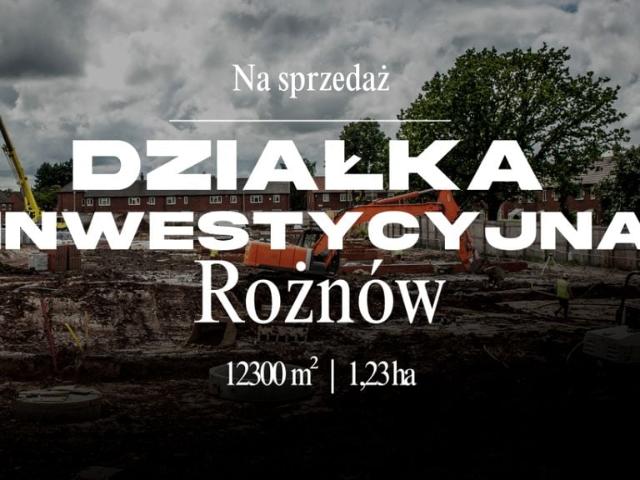 Działka 12 300 m², Rożnów