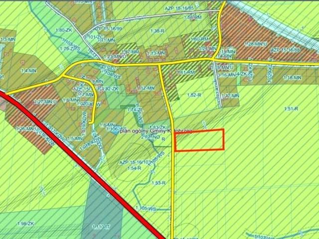 Działka 12 491 m², Stramnica