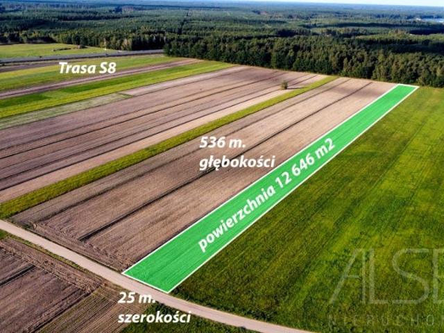 Działka 12 646 m², Trzcianka