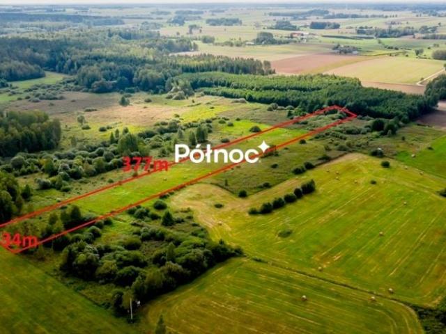 Działka 12 700 m², Zajezierce