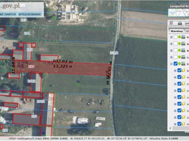 Działka 1300 m² z mediami woda, prąd w Leśnikach