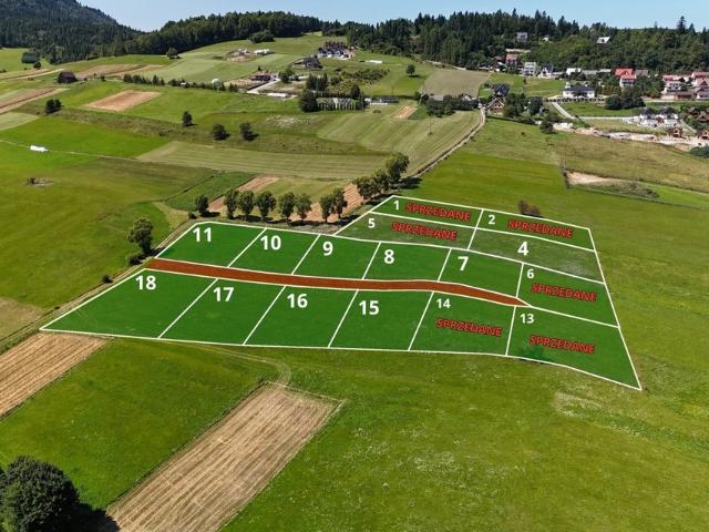 Działka 1318 m2 pod dom lub rekreację, blisko jeziora