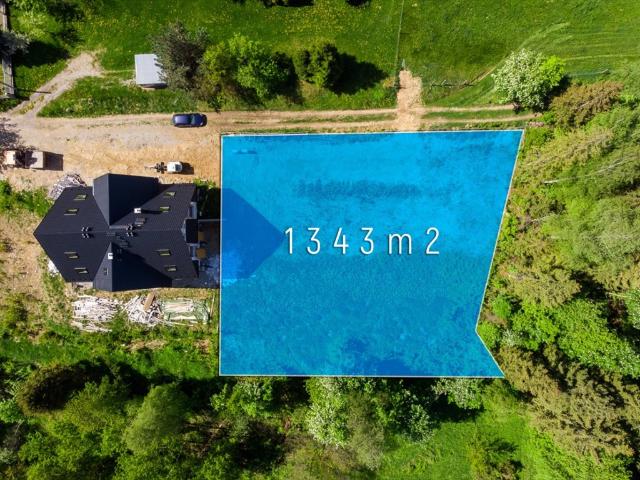 Działka 1343 m² w Bukowinie Tatrzańskiej z lasem