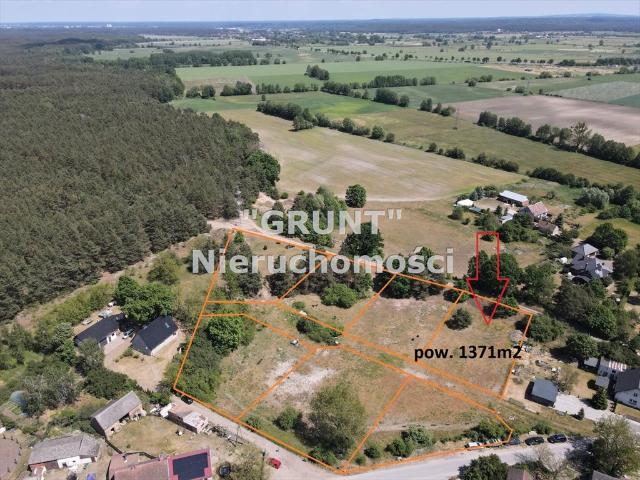 Działka 1371 m² z MPZP, usługowo mieszkaniowa, blisko drogi
