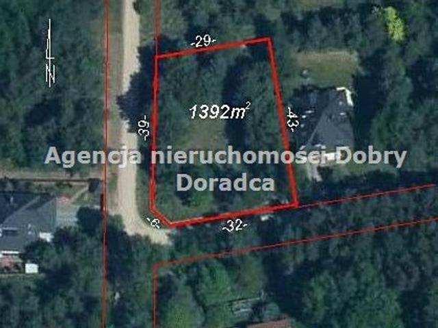 Działka 1392 m² z drzewami, blisko lasu i komunikacji