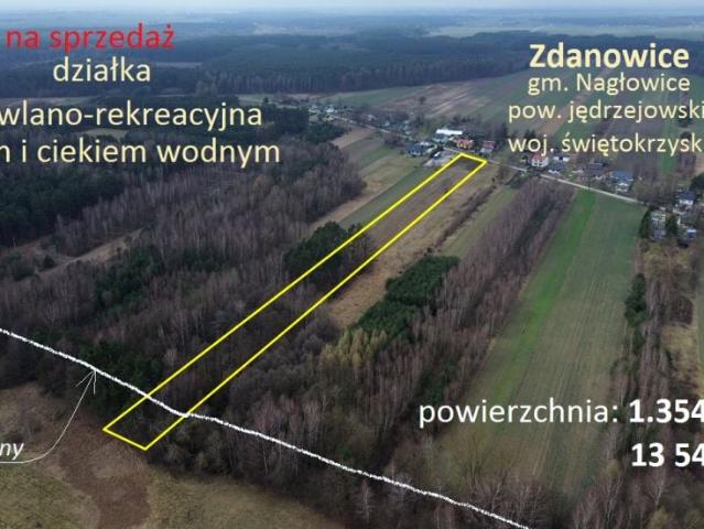 Działka 13 545 m², Zdanowice