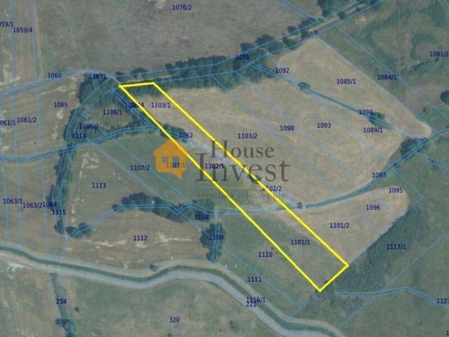 Działka 13 500 m², Grzymalin