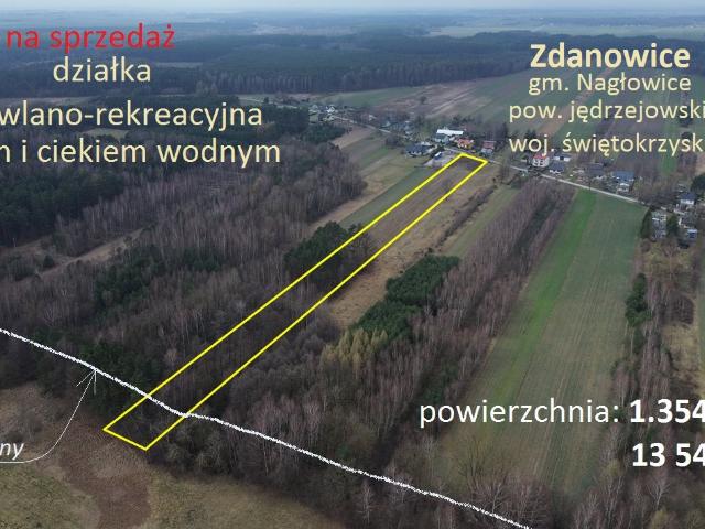 Działka 13,5 ha z MPZP las, rekreacja, media, dostęp