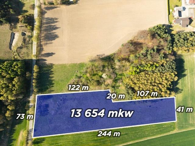 Działka 13 654 m² pod dom i winnicę w Sucha Trzyciąż
