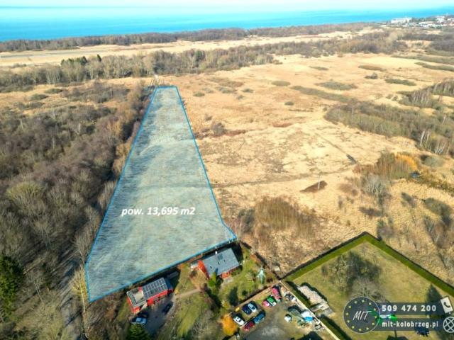 Działka 13 695 m², Bagicz