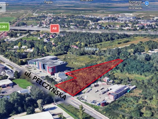 Działka 13 708 m², Wrocław