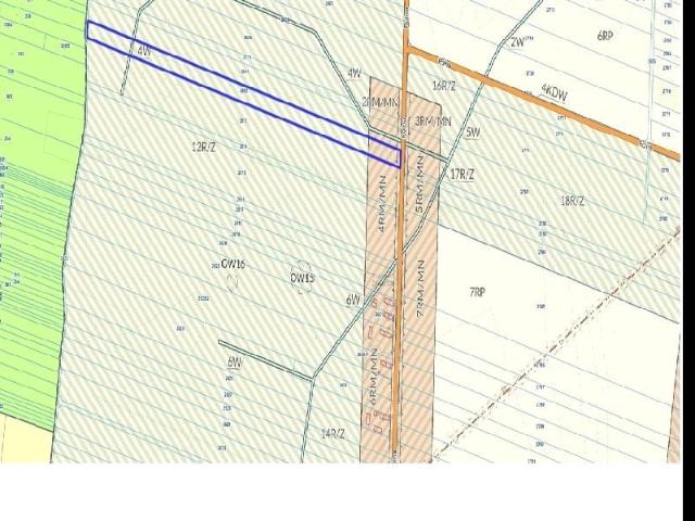 Działka 13 923 m², Zawada