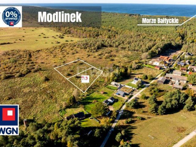 Działka 1 007 m², Modlinek