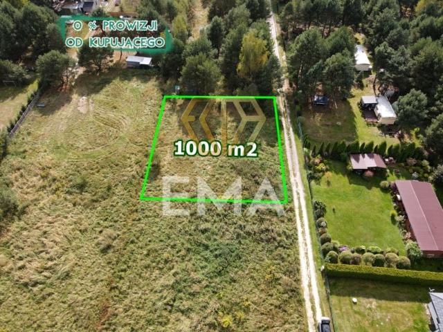 Działka 1 000 m², Dąbie