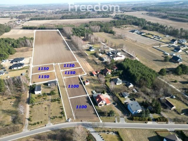 Działka 1 000 m², Korczew