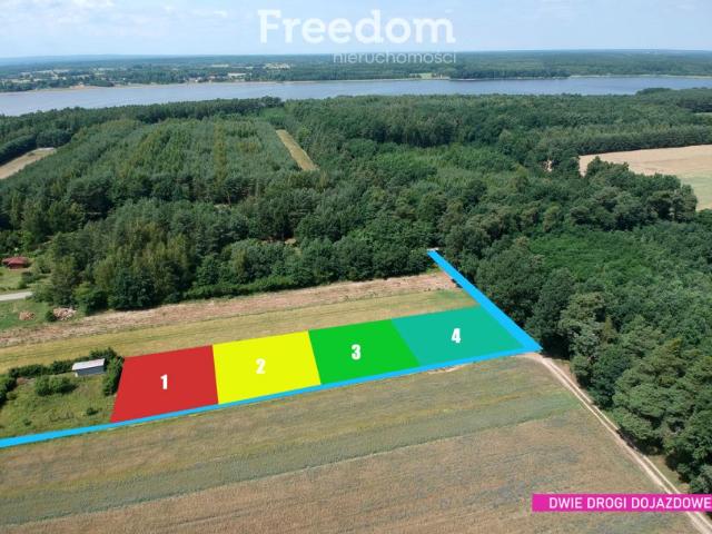 Działka 1 000 m², Kaleń