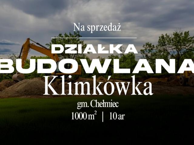 Działka 1 000 m², Klimkówka