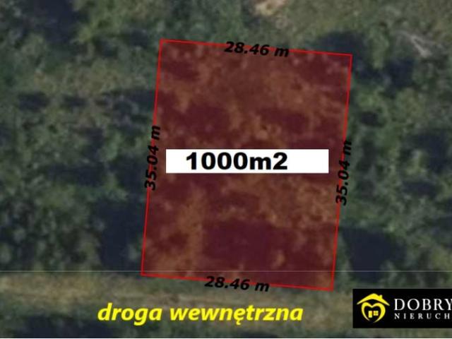 Działka 1 000 m², Kuriany