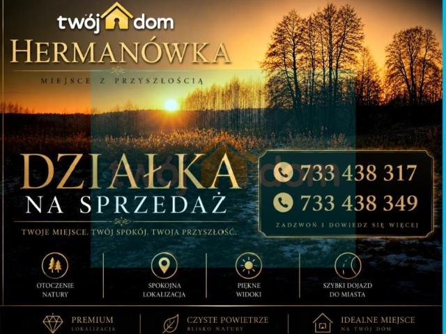 Działka 1 000 m², Hermanówka